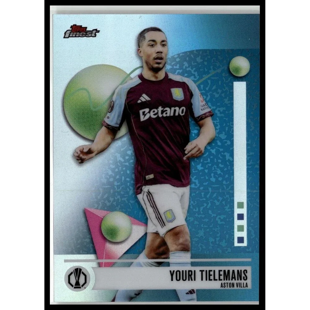 2025-26 Finest UEFA Club Competitions } Youri Tielemans Refractor